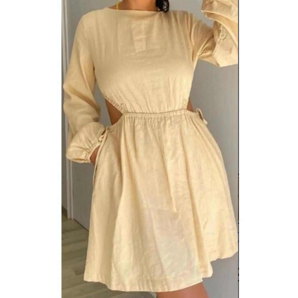Universal Thread Balloon Long Sleeve Mini A-Line Dress size Large